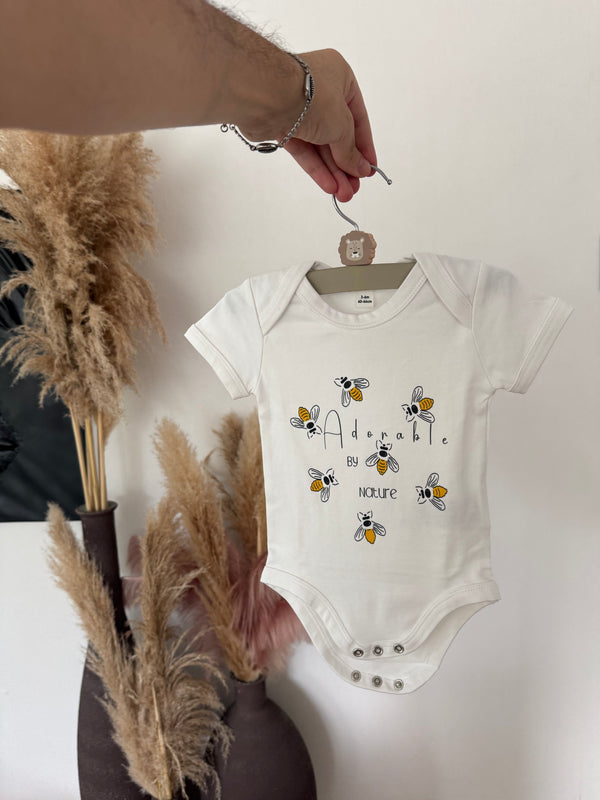 Buzzingly - Organic Baby Romper Short Sleeved
