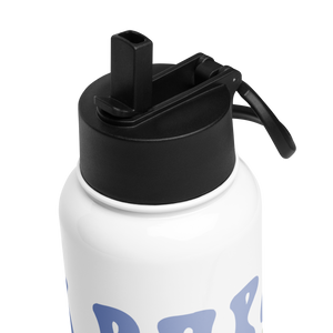 Papa - Stainless steel water bottle with a straw lid